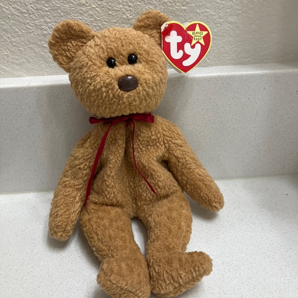 Ty beanie babies collection curly stuffed animal